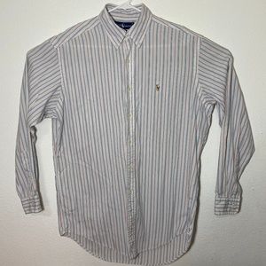 Ralph Lauren Mens 15 1/2 - 34 White LS Button Up
